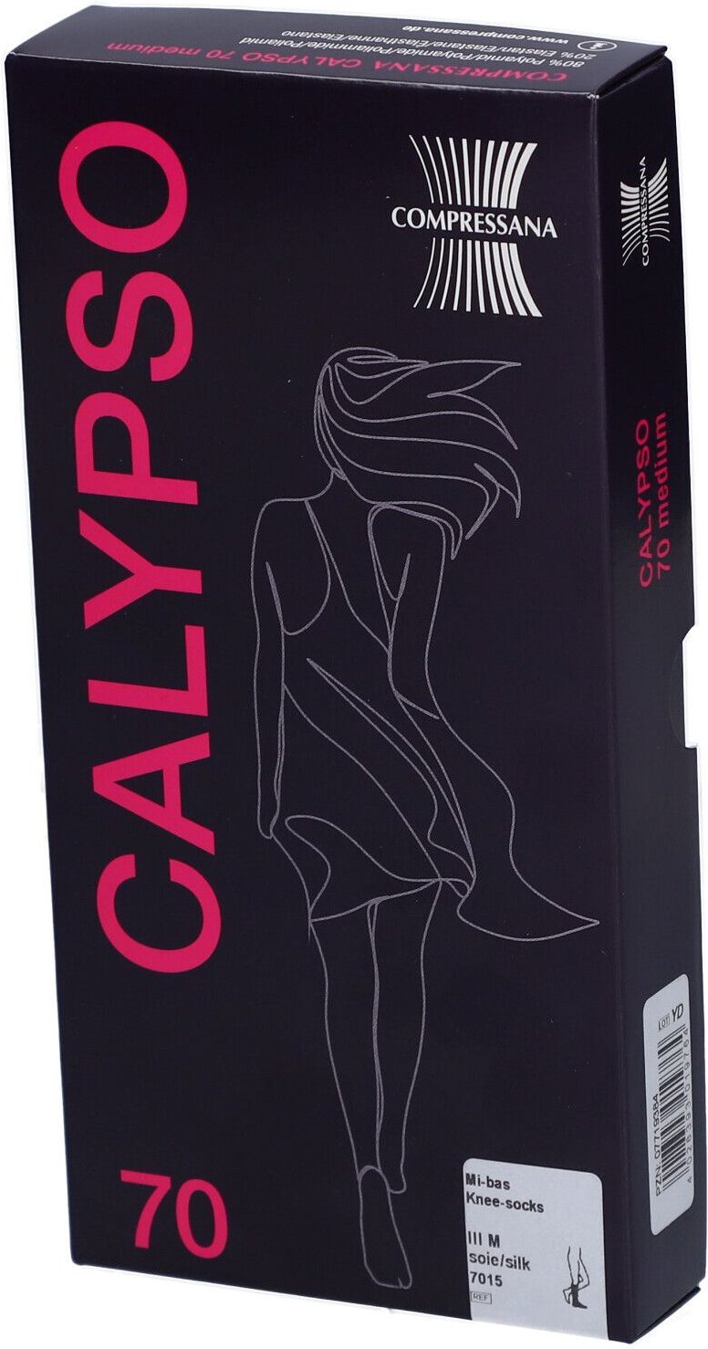 Compressana Calypso 70den Kniestr.Gr.3 Softb.silk 2 St TODO