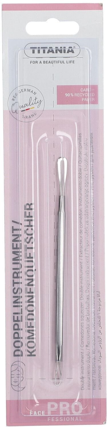 Mitesserentferner doppelseitig Titania 1 St Komedonenheber