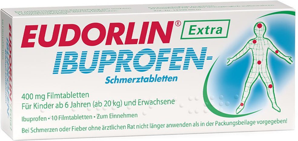 Eudorlin extra Ibuprofen Schmerztabl. 10 St Filmtabletten