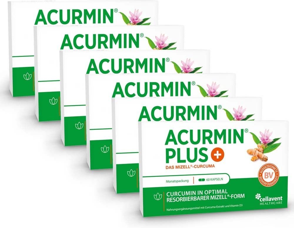 Acurmin Plus Das Mizell-Curcuma Weichkapseln 360 St