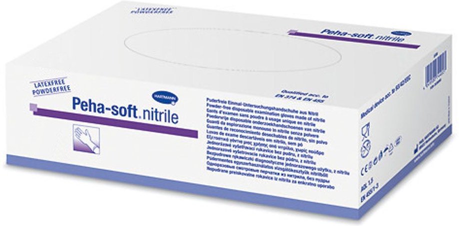 Thumbnail - Peha-Soft nitrile Unt.Handsch.unste.puderfrei XS 100 St Handschuhe