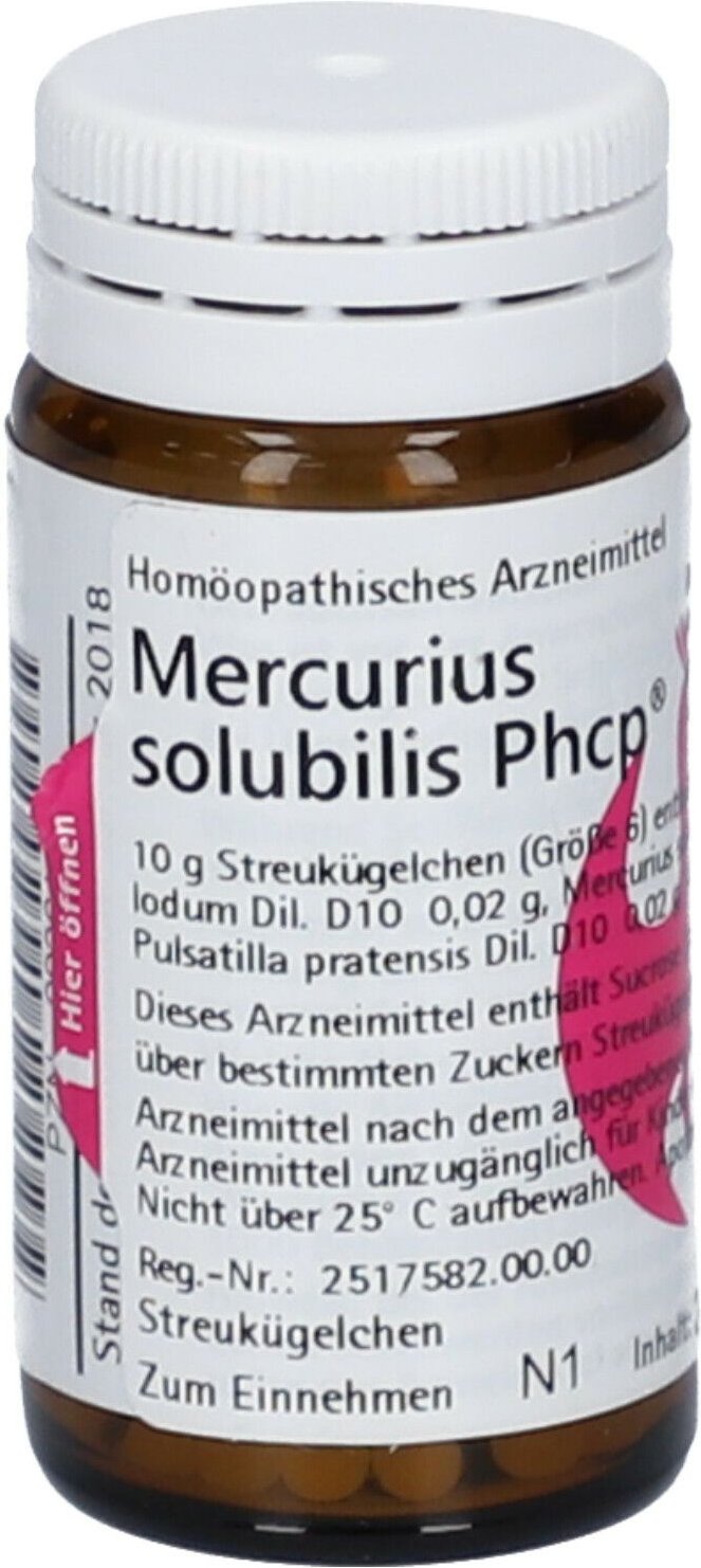 Thumbnail - Mercurius Solubilis Phcp Globuli 20 g