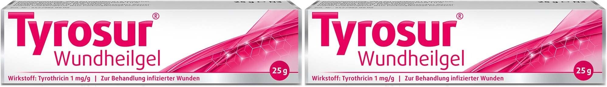 Tyrosur Wundheilgel 2x 2x25 g Gel