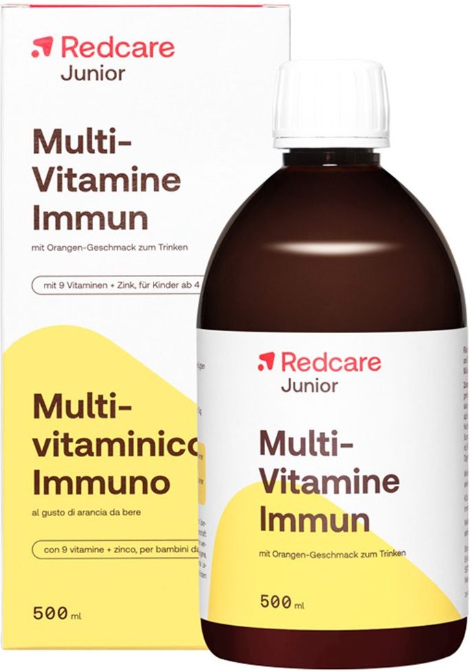 Redcare Junior Multivitamine Immun Flüss.z.E. 500 ml Flüssigkeit zum Einnehmen