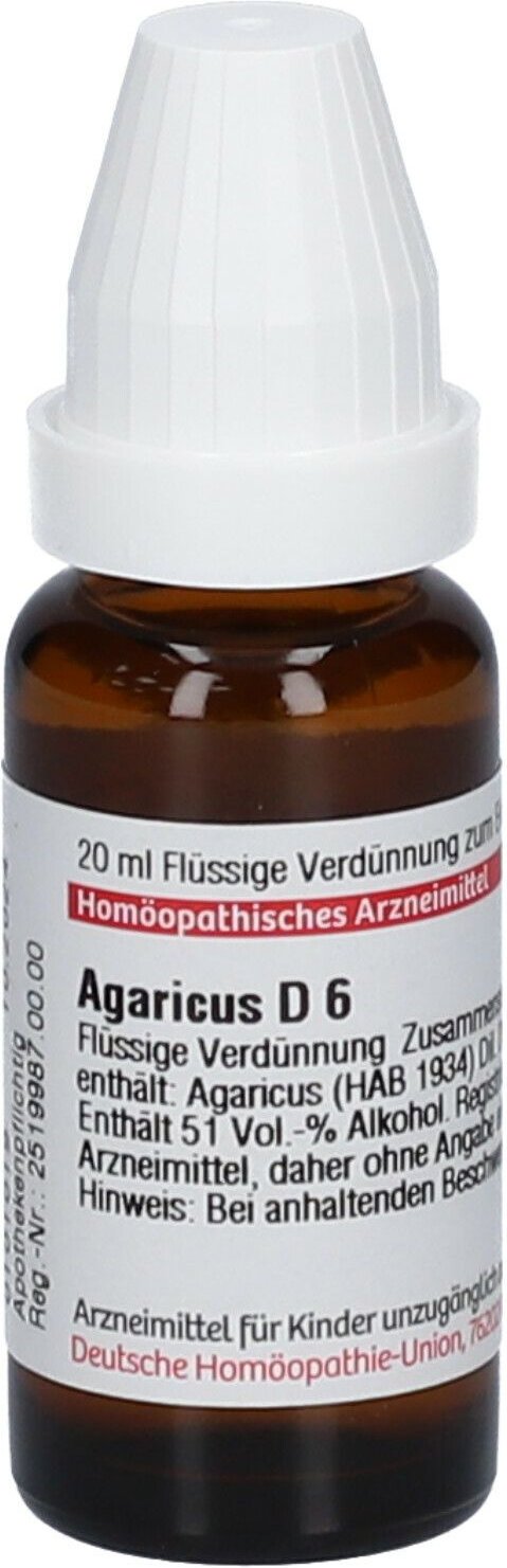 Thumbnail - Agaricus D 6 Dilution 20 ml