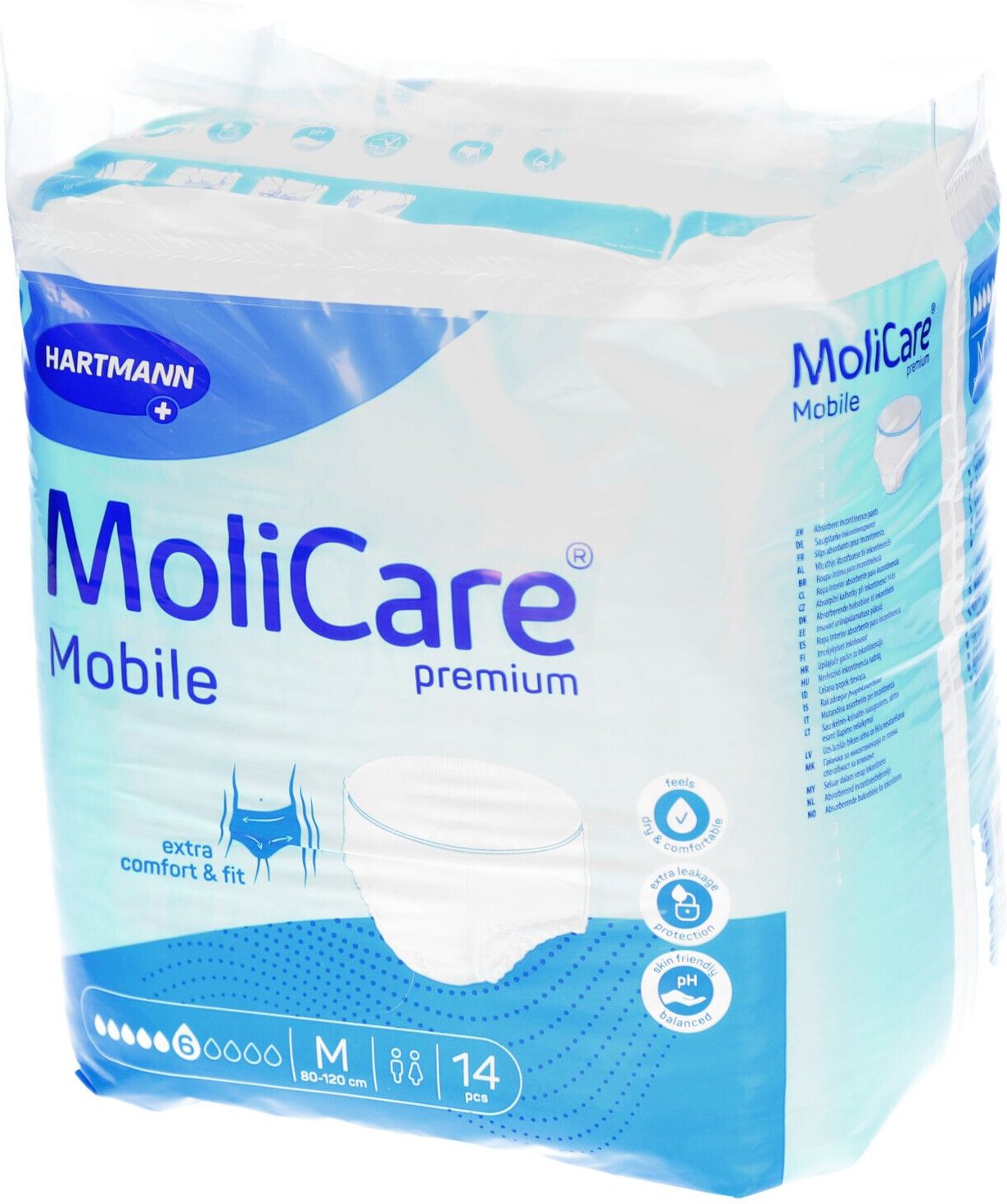 MoliCare Prem. Mobile 6dr M 14st 14 St Inkontinenzslip
