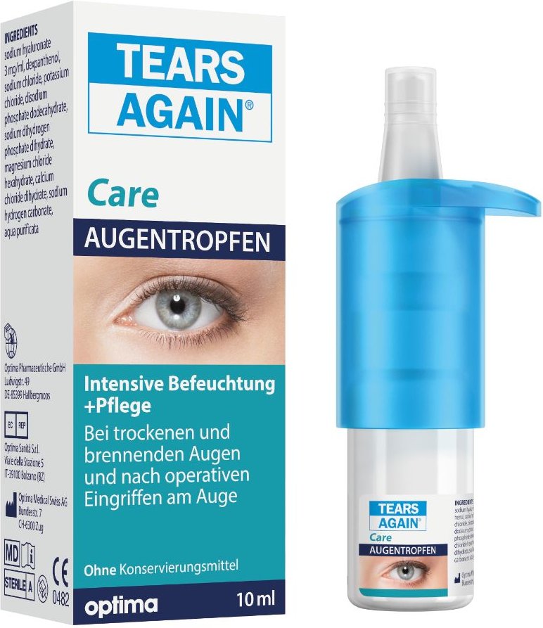 Tears Again Care Augentropfen 10 ml