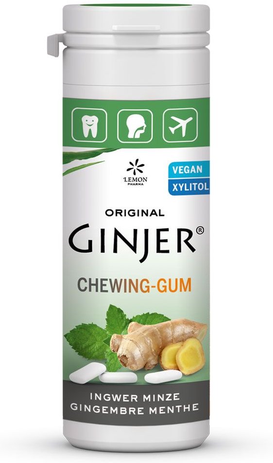 Ingwer Ginjer Kaugummi Minze 30 g