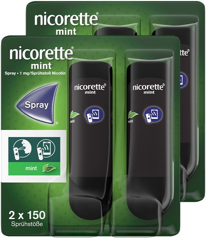 nicorette mint Spray mit Nikotin 2x 2 St 2x2