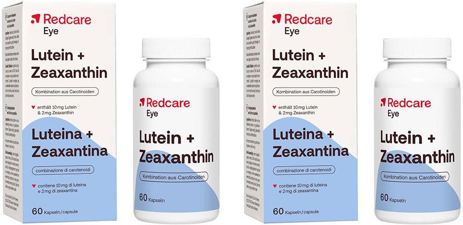 Redcare Eye Lutein + Zeaxanthin x2 2x50 St Tücher