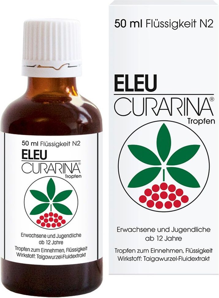 Eleu Curarina Tropfen 1ml Taigawurzel-Fluidextrakt 50 ml zum Einnehmen