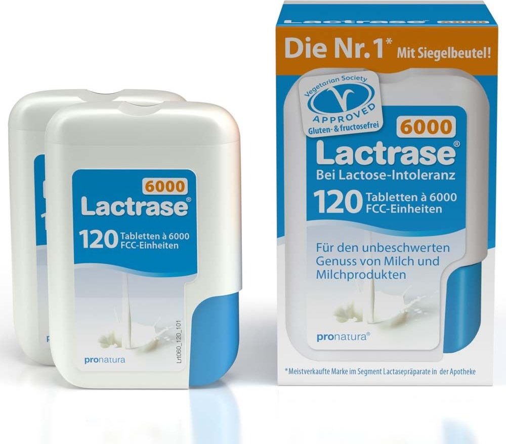 Lactrase 6.000 FCC Tbl.im Klickspender Doppelpack 2x120 St Tabletten