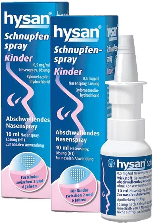 Hysan Schnupfenspray Kind x2 2x10 ml Nasenspray