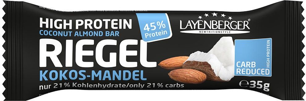 Layenberger LowCarb.one Protein-Riegel Kokos-Mand. 35 g Riegel