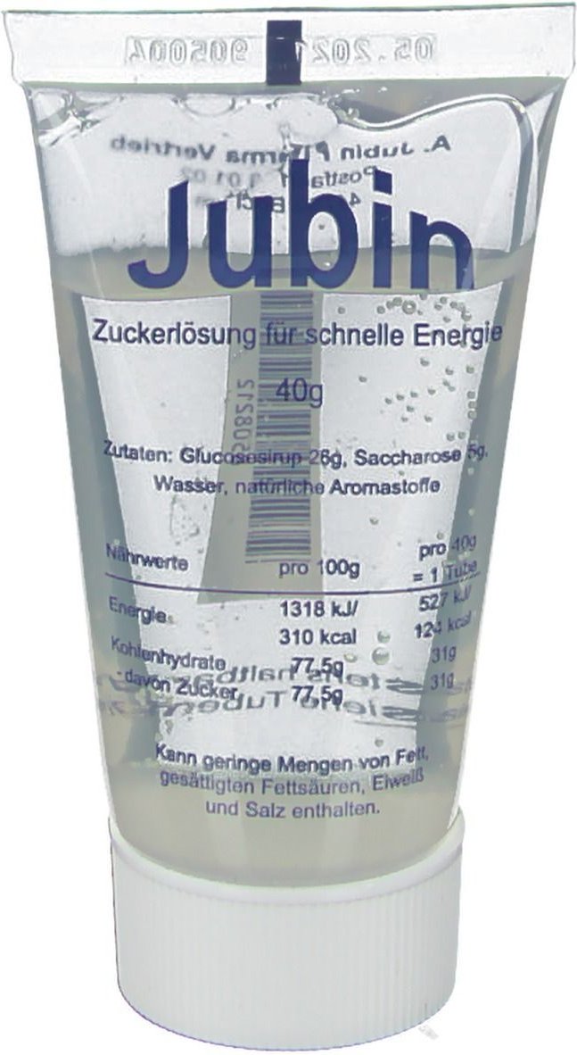 Jubin Zuckerlösung schnelle Energie 40 g Lösung