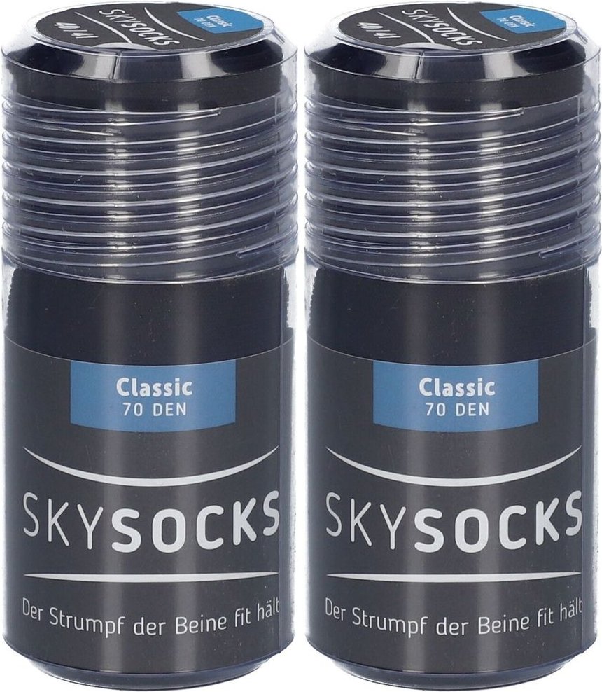Skysocks Clas Black 40/41 x2 2x2 St