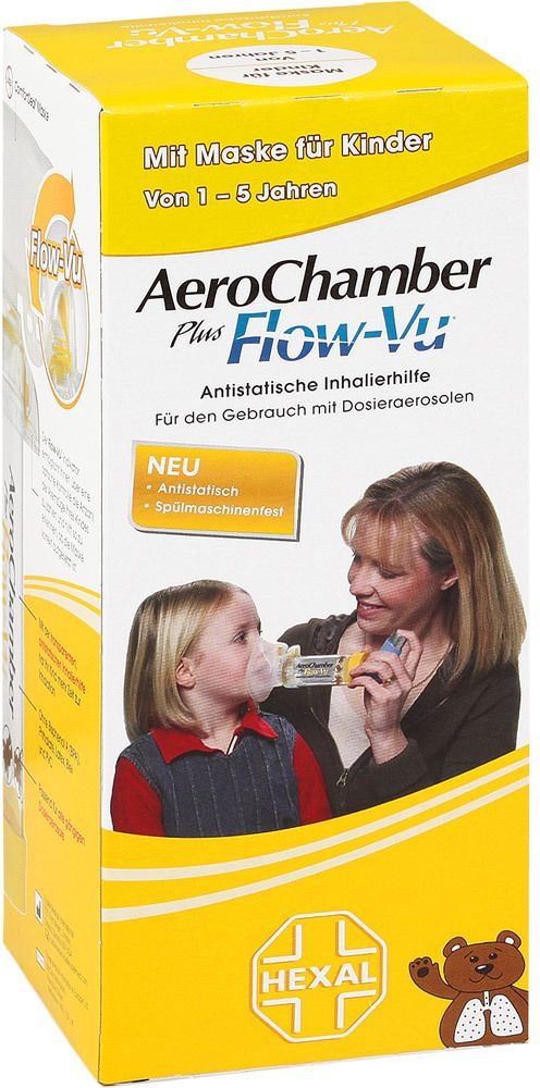 Aerochamber m.Maske f.Kinder 1-5 Jahre 1 St Set