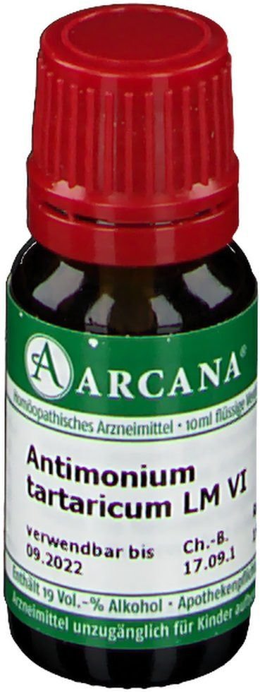 Antimonium tartaricum Arcana LM 6 Dilution