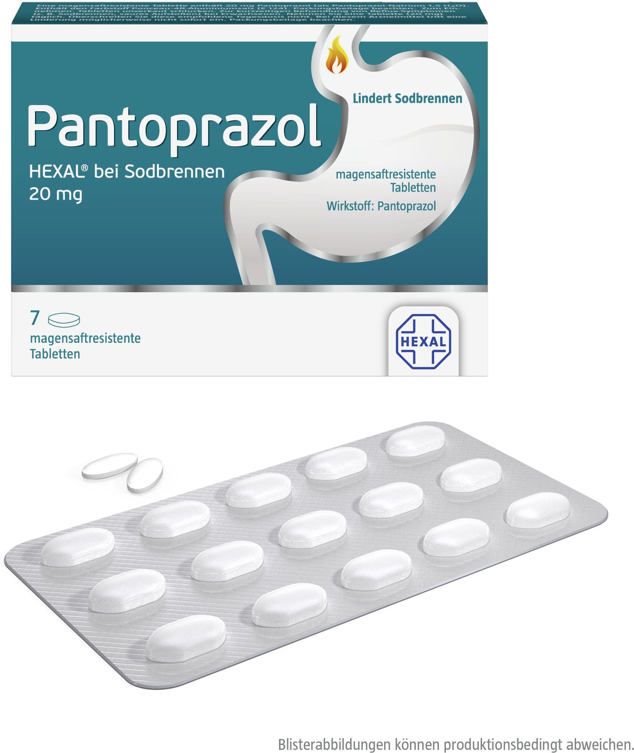 Pantoprazol Hexal b.Sodbrennen magensaftresistent Tabletten