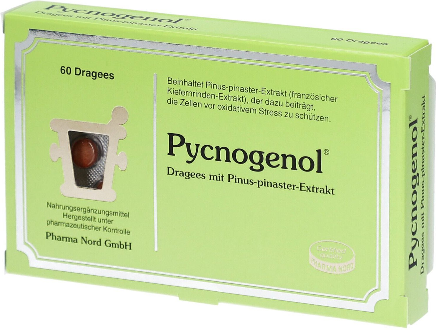 Pycnogenol Kiefernrindenextrakt Pharma Nord Drag. 60 St Dragees
