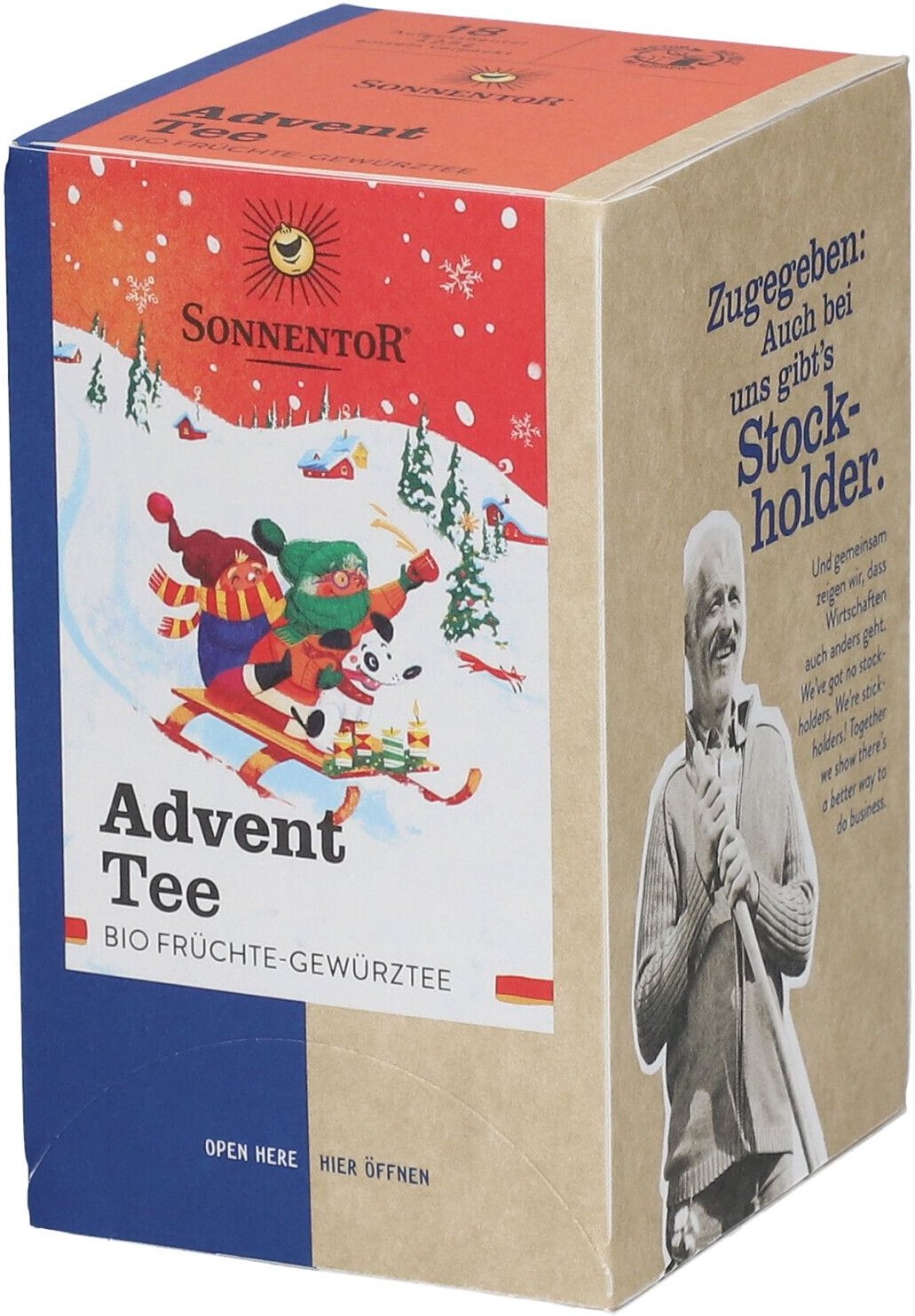 Sonnentor FR TEE Advent Bio 18 St Filterbeutel
