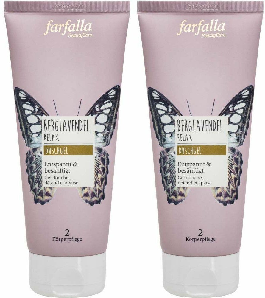 Farfalla Duschgel Berglavendel Relax 200 ml x2 2x200