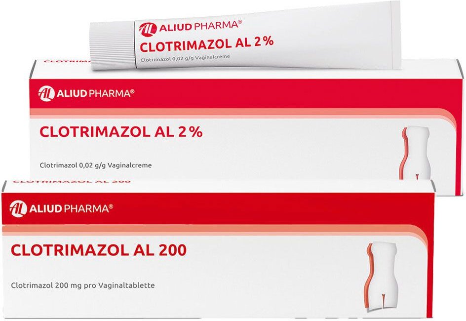 Clotrimazol AL 2% Vaginalcreme & 200 Vaginaltabletten 1 St Set