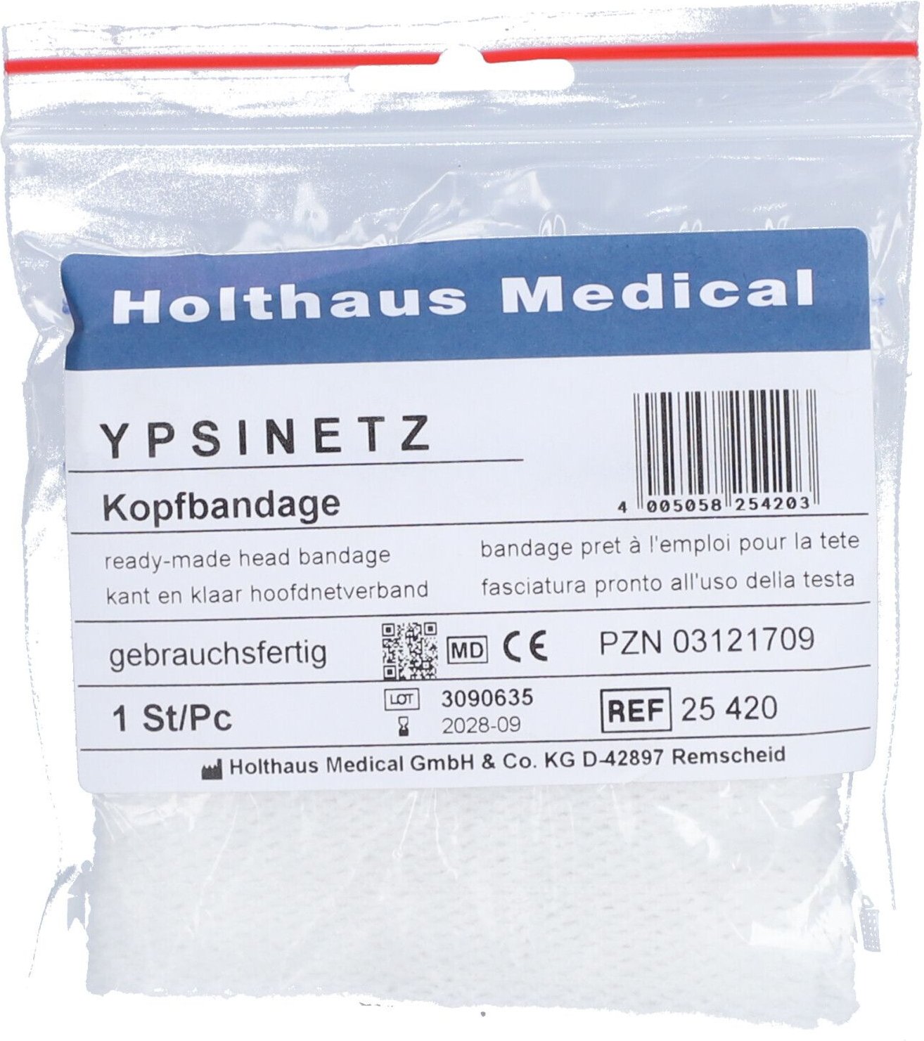 Ypsinetz Kopfbandage 1 St Verband
