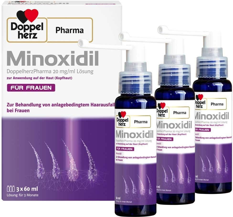 Thumbnail - MINOXIDIL DoppelherzPharma 20 mg/ml Lösung für Frauen