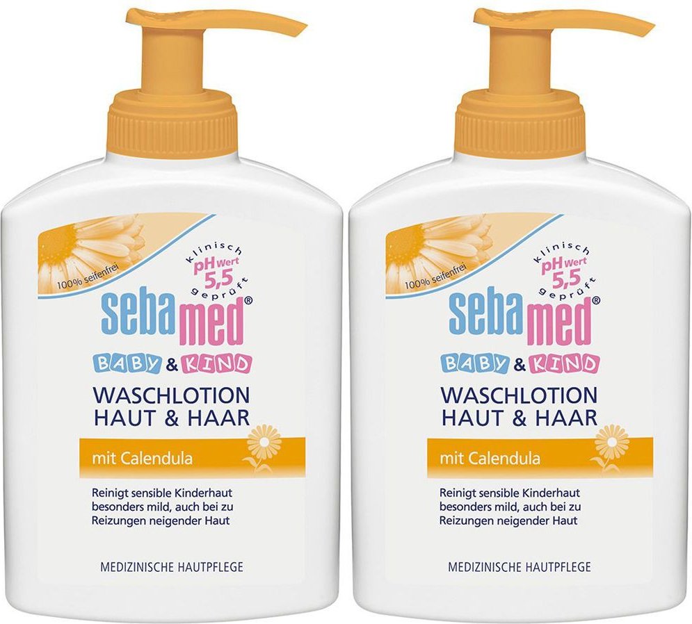 Sebamed Baby&Kind Wasch CA x2 2x200 ml Emulsion