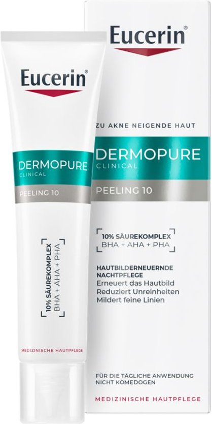 Eucerin DermoPure Clinical Peeling 10 Nachtcreme 40 ml