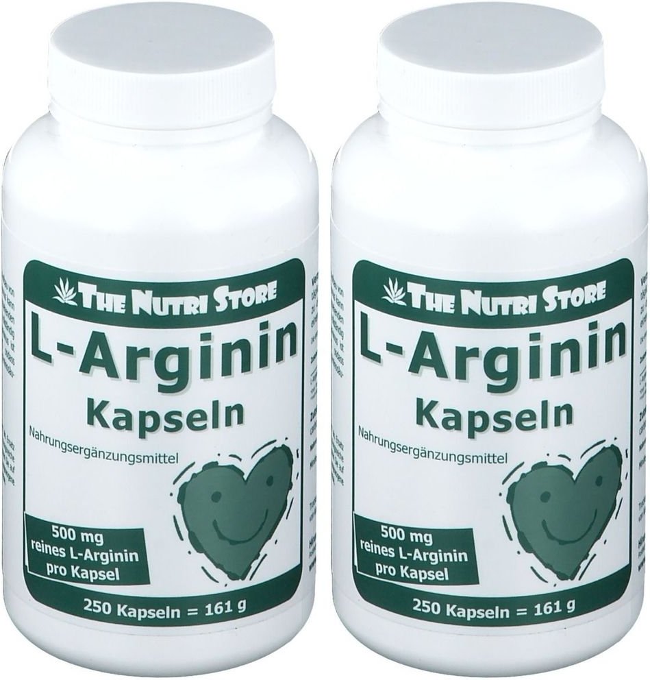 L Arginin 500Mg x2 2x250 St Kapseln