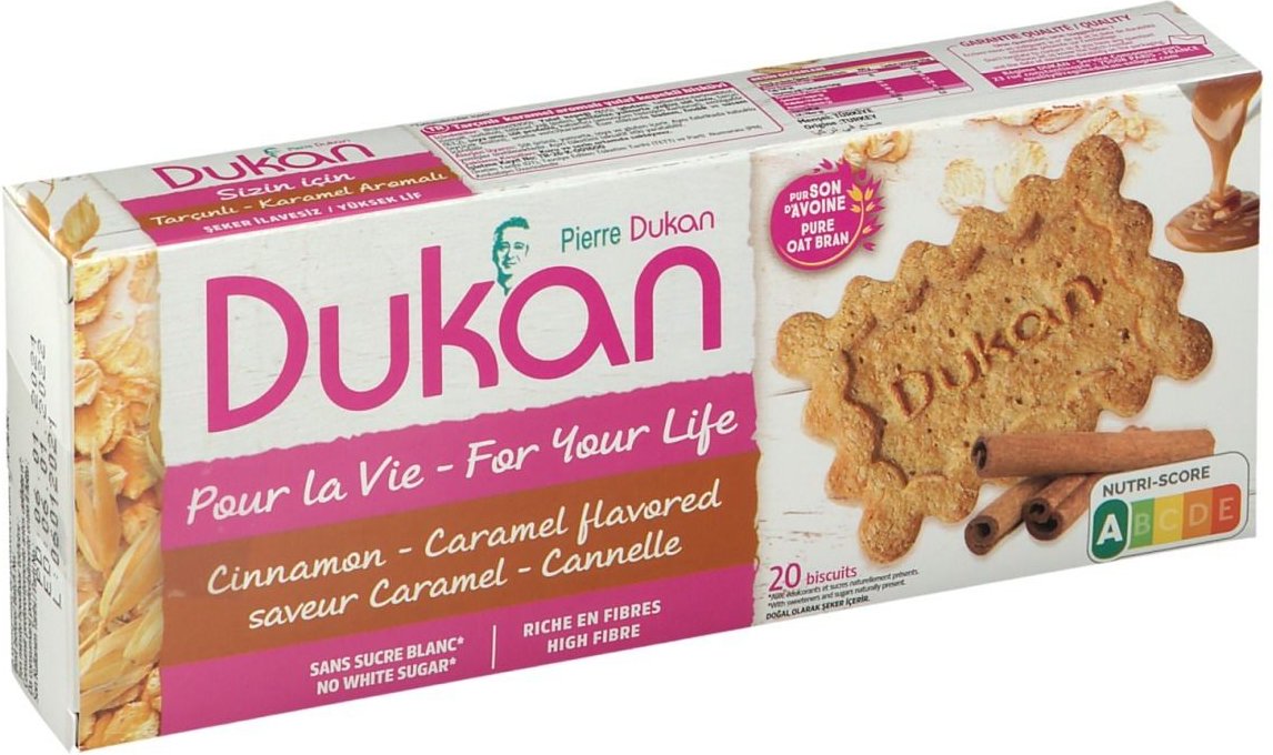 Dukan Koekjes Karamel - Kaneel 140 g Kekse