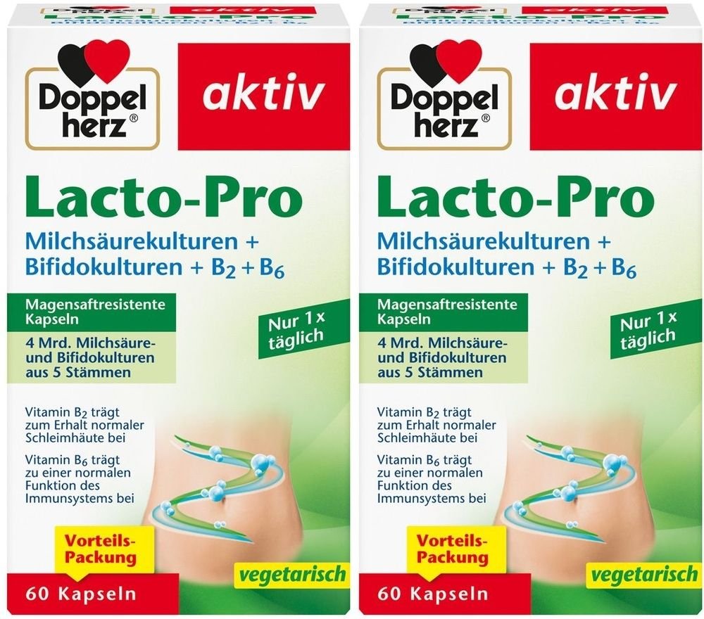 Doppelherz Lacto-Pro Kapseln 2x 2x60 St