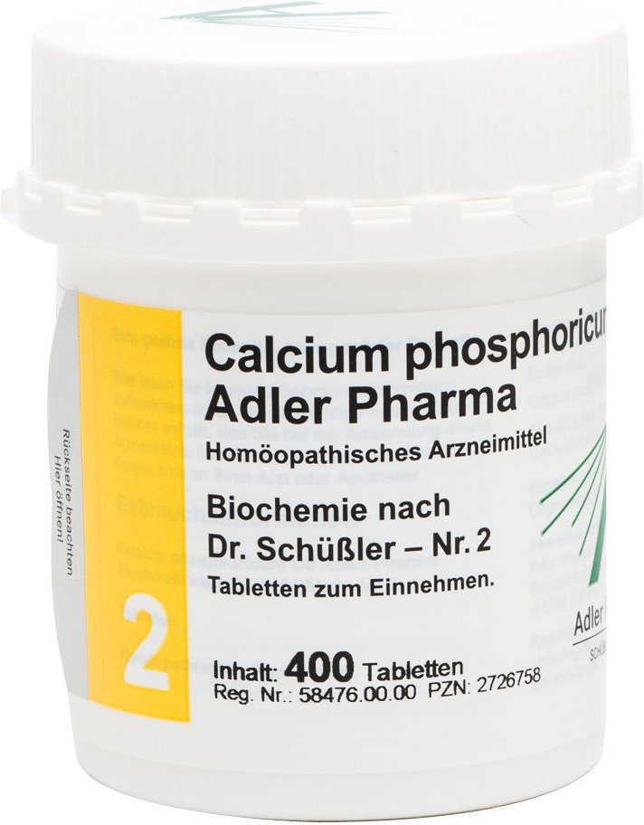 Biochemie Adler 2 Calcium phosphoricum D 6 Tabl. 400 St Tabletten
