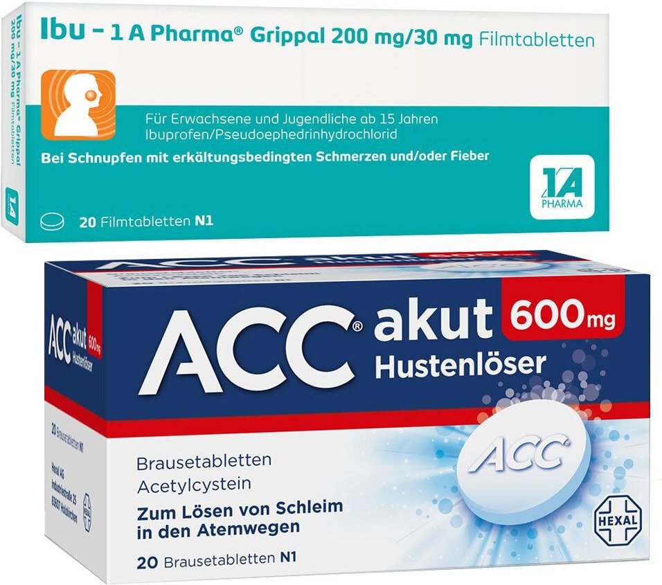 Grippeset IBU 1A Grippal + ACC akut 1 St Set