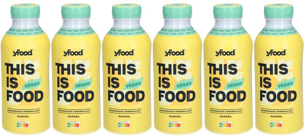 yfood Drink Happy Banana 6x500 ml Trinklösung
