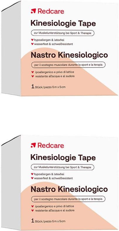 Redcare Kinesiologie Tape x2 2x1 St Verband