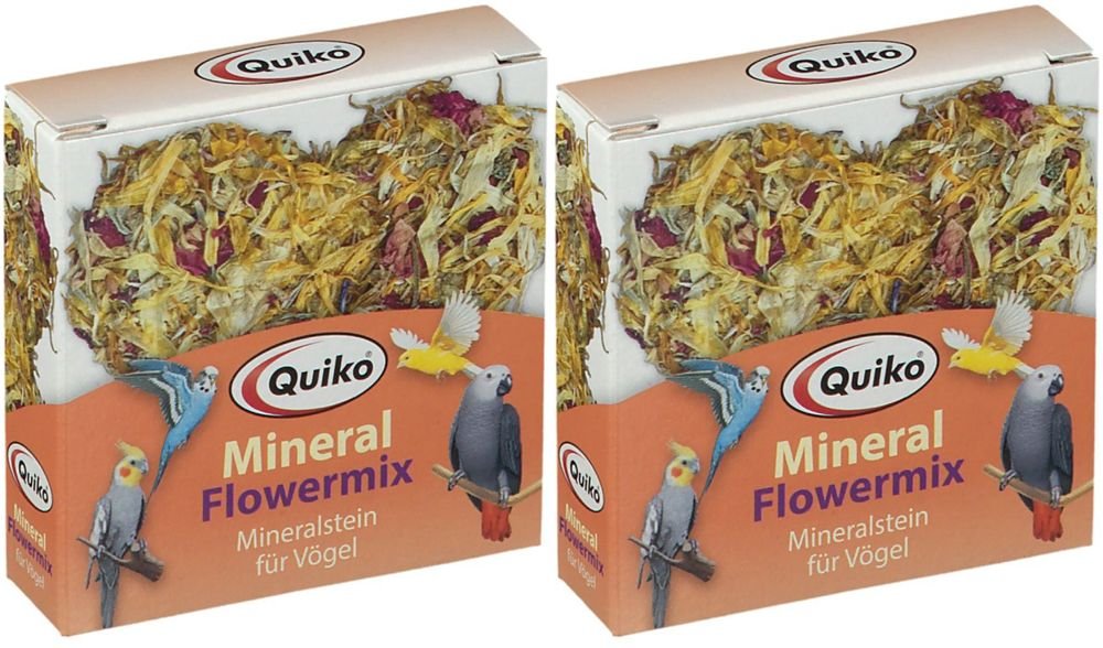 Thumbnail - Mineral Flower-Mix für Ziervögel Doppelpack 2x90 g Futter