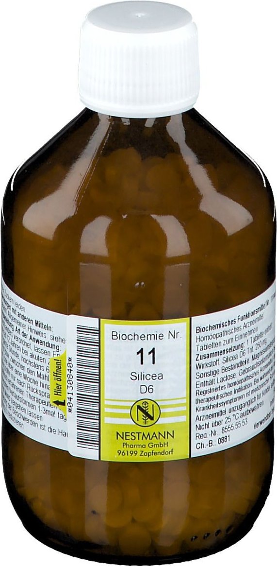 Thumbnail - Biochemie 11 Silicea D 6 Tabletten 1000 St