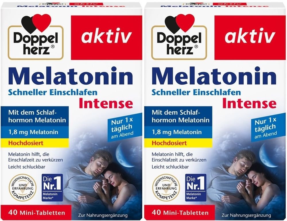 Doppelherz Melatonin Tabletten 2x 2x40 St