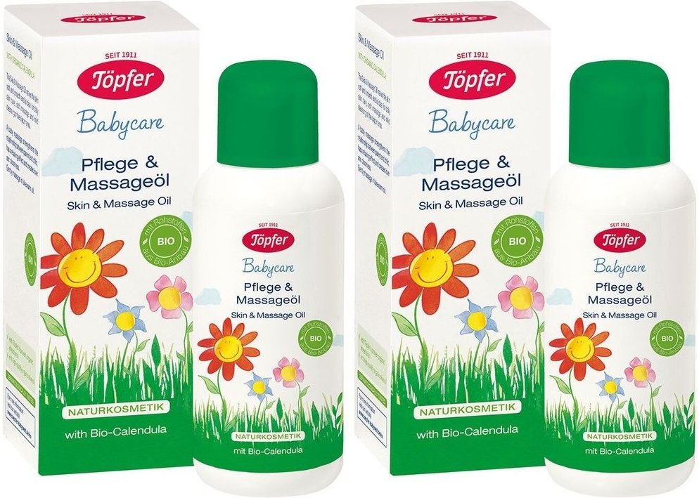 Töpfer Babycare Pflegeöl 2x 2x100 ml Öl