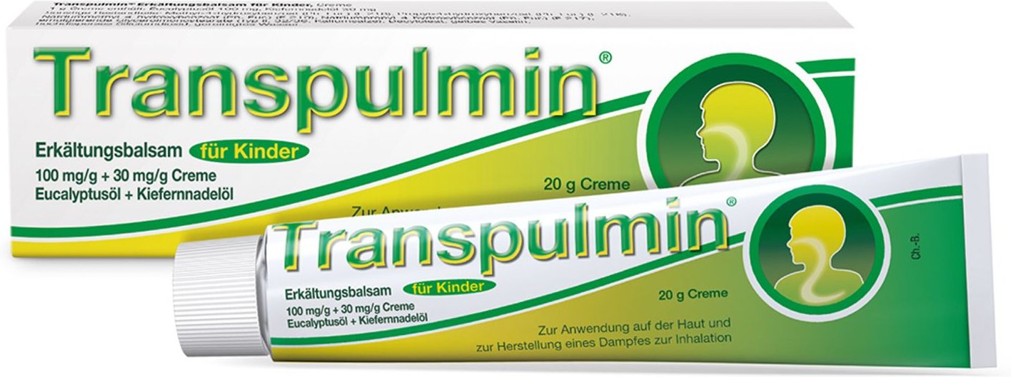 Transpulmin Erkältungsbalsam für Kinder 20 g Creme