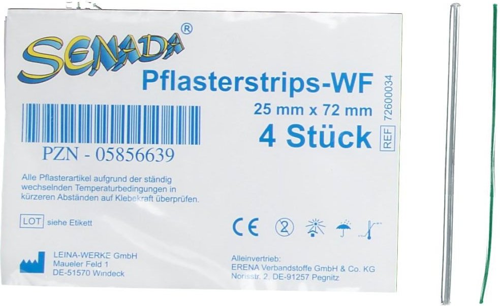 Senada Pflasterstrips 25x72 mm 4 St Pflaster