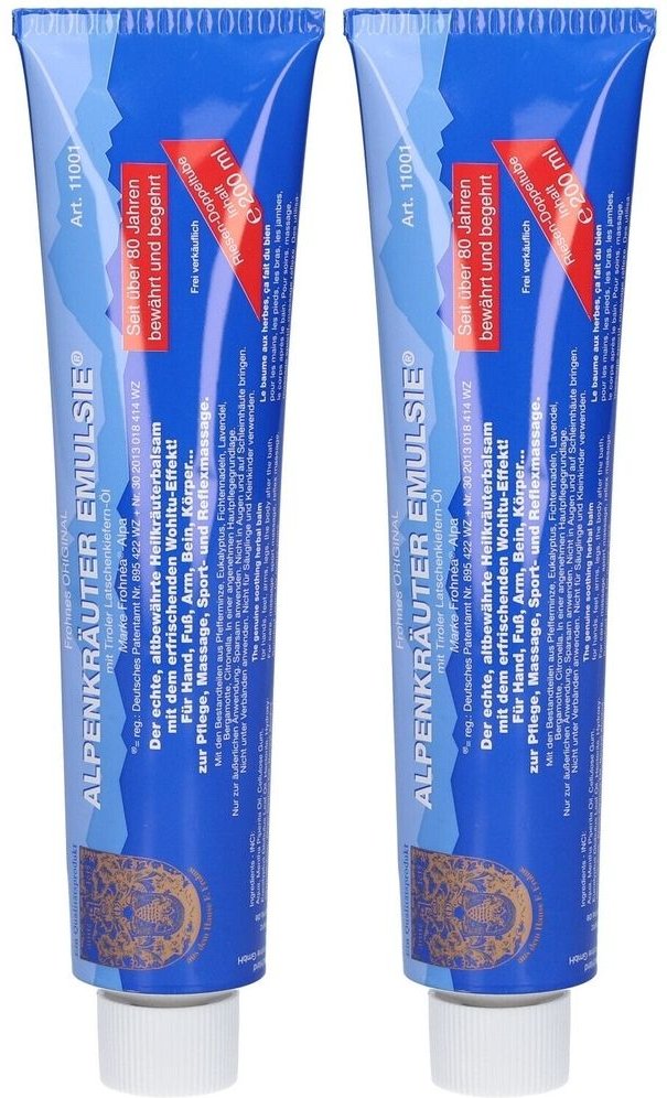 Alpenkräuter Emulsie 2x 2x200 ml Emulsion