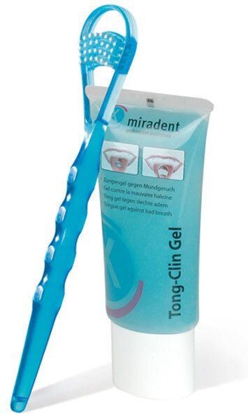 Miradent Zungenreinigungsset Tong-Clin