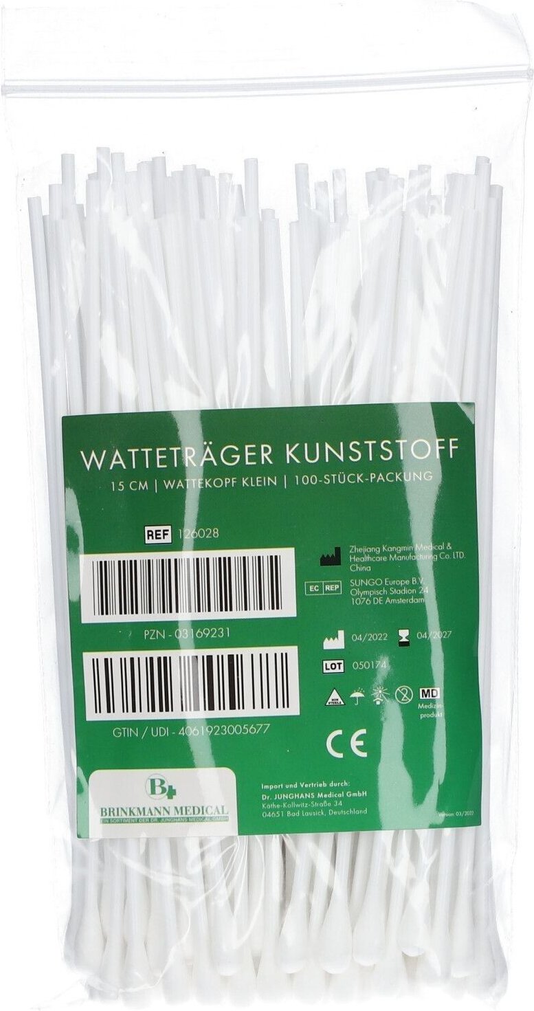 Watteträger unsteril kleiner Wattekopf 5x 5x100 St Watte