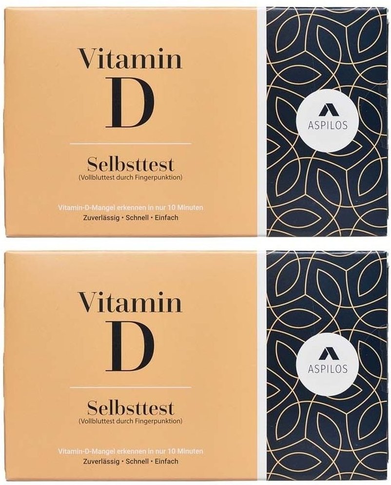 Aspilos Selbsttest Vitamin-D Blut 2x 2x1 St Test