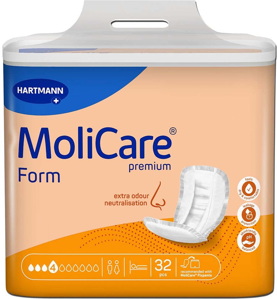 Molicare Premium Form 4 Tropfen 32 St Einlagen