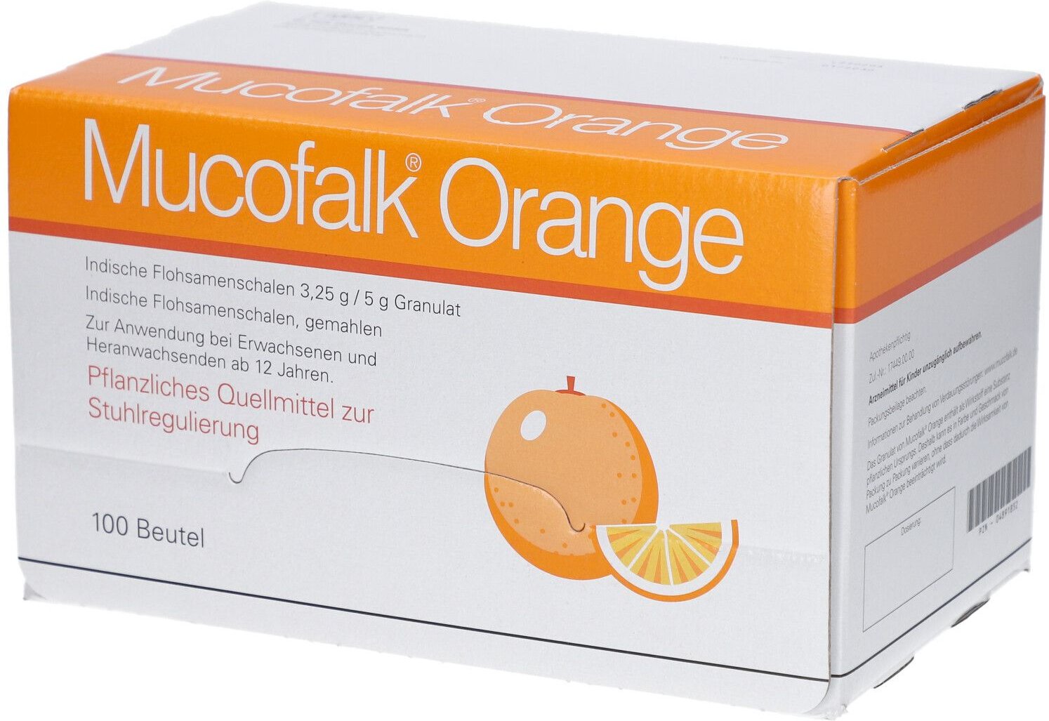 Mucofalk Orange Gran.z.Herst.e.Susp.z.Einn.Beutel 100 St Granulat zur Herstellung einer Susp. zum Einnehmen